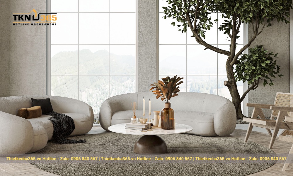 Thiết kế nội thất phòng khách - 52