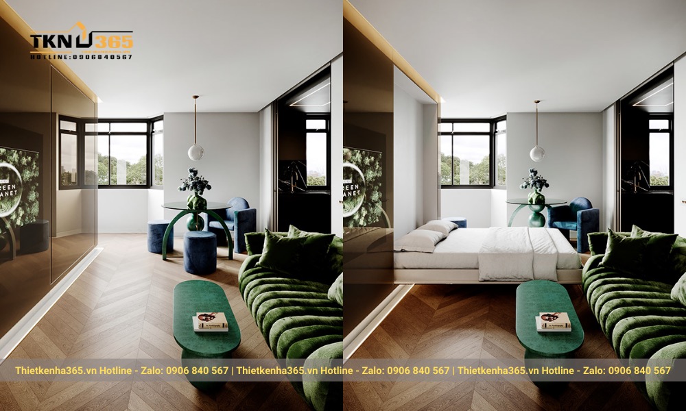 Thiết kế nội thất phòng khách - 76