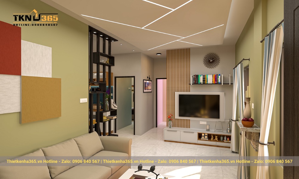 Thiết kế nội thất phòng khách - 82