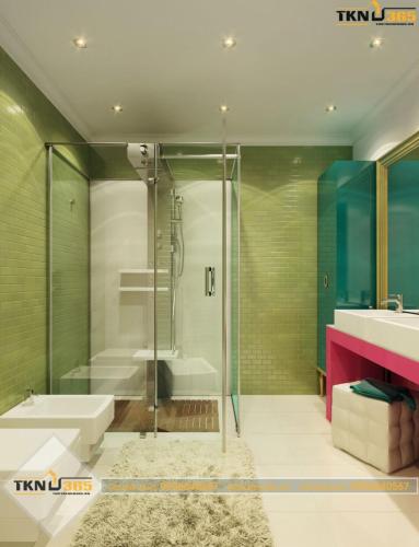 Phòng tắm đa sắc màu